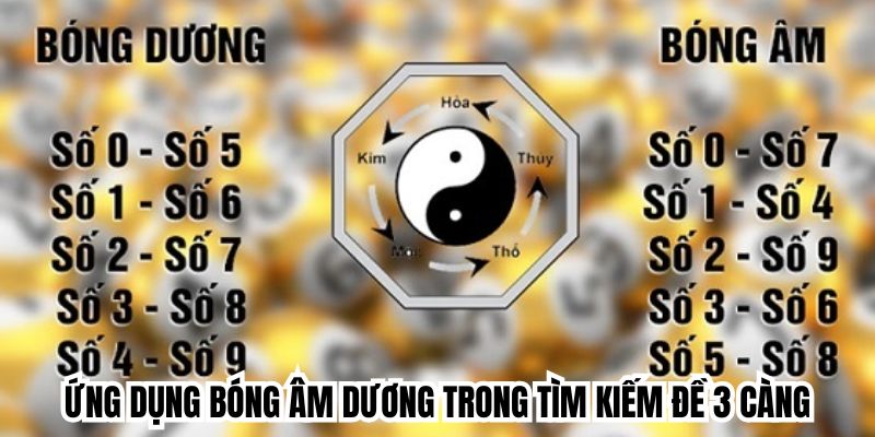 Ứng dụng bóng âm dương trong tìm kiếm đề 3 càng